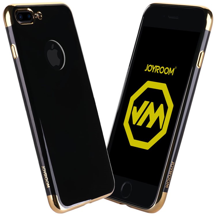 JOYROOM Glossy TPU Protector Cover for iPhone 7 Plus - Black-1