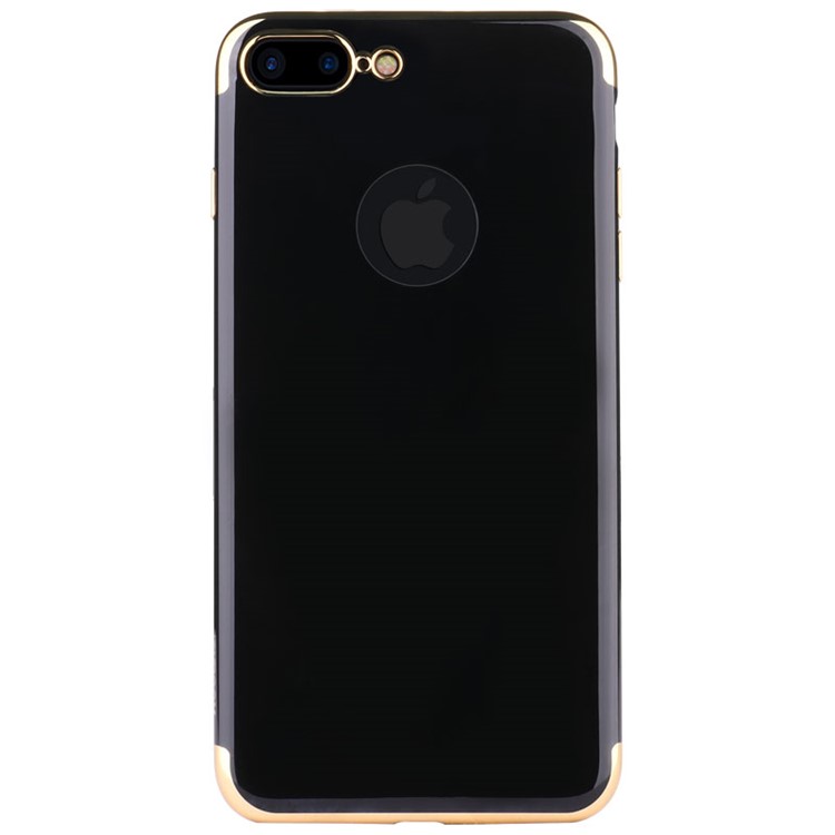JOYROOM Glossy TPU Protector Cover for iPhone 7 Plus - Black-2
