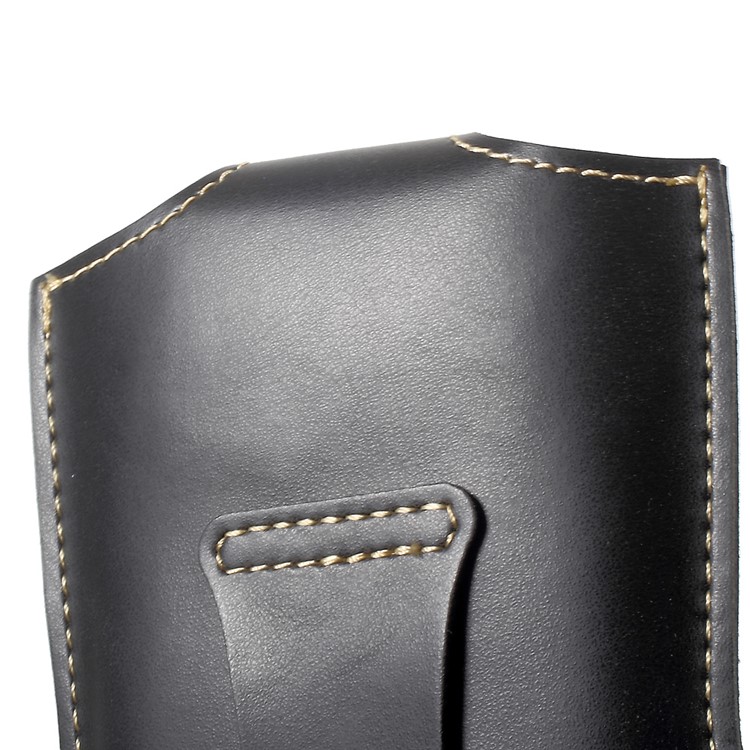 Belt Clip Leather Pouch Holster Case for iPhone 7 - Black-6