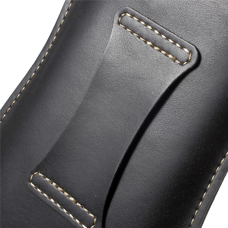 Belt Clip Leather Pouch Holster Case for iPhone 7 - Black-7
