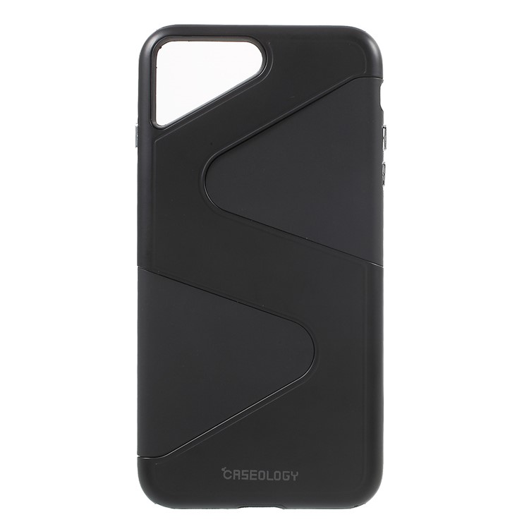 Hybrid PC + TPU 2-in-1 Case for iPhone 7 4.7 - Black-1