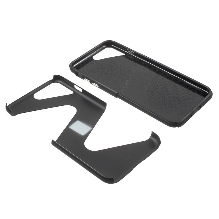 Hybrid PC + TPU 2-in-1 Case for iPhone 7 4.7 - Black-4