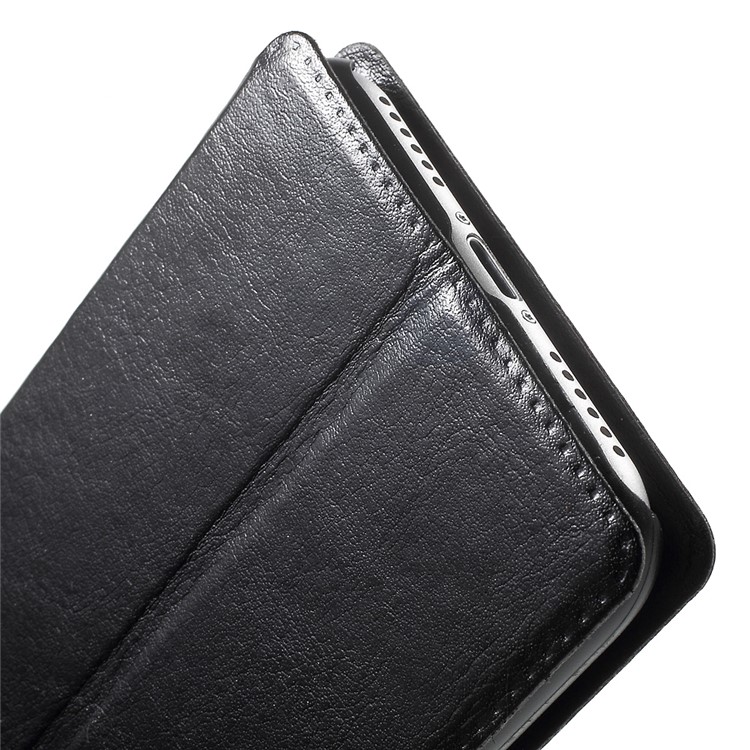 Crazy Horse Leather Stand Case for iPhone 7 - Black-9