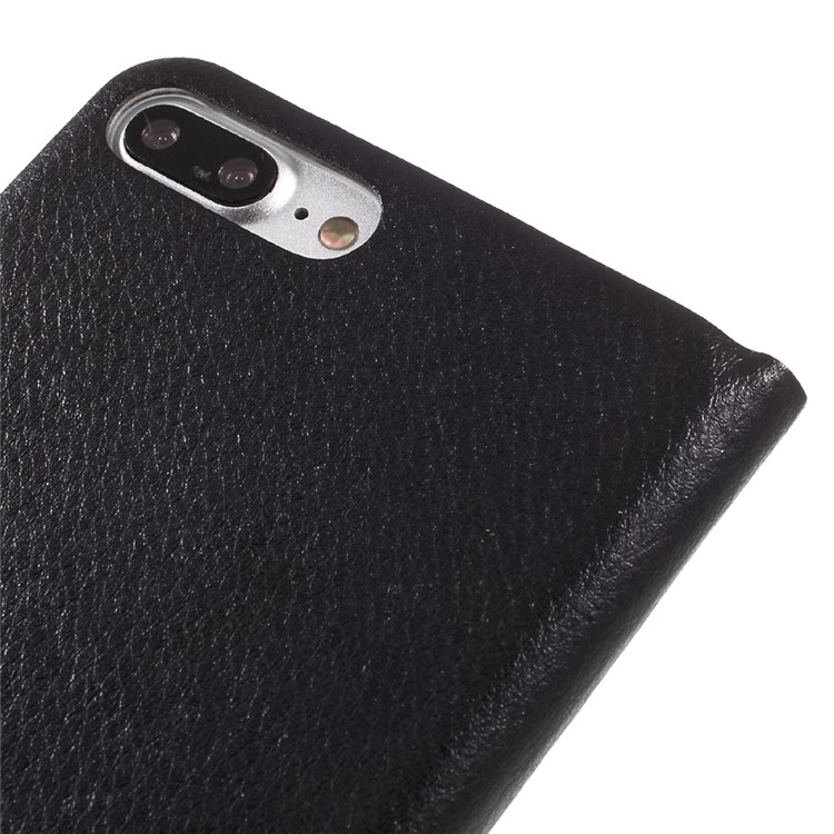 Card Holder Leather Flip Case for iPhone 7 Plus 5.5 inch - Black-7