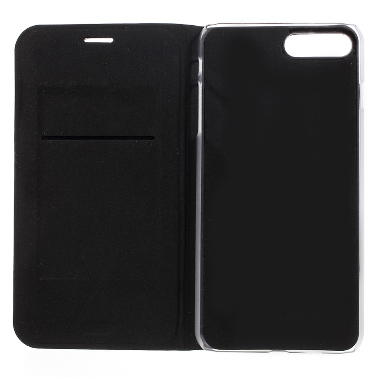 Card Holder Leather Flip Case for iPhone 7 Plus 5.5 inch - Black-9