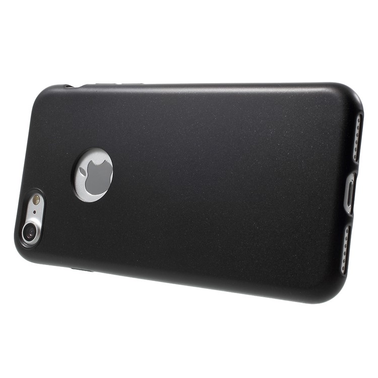 Rubberized Soft TPU Case for iPhone 7 4.7 - Black-3