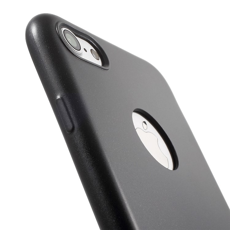Rubberized Soft TPU Case for iPhone 7 4.7 - Black-7
