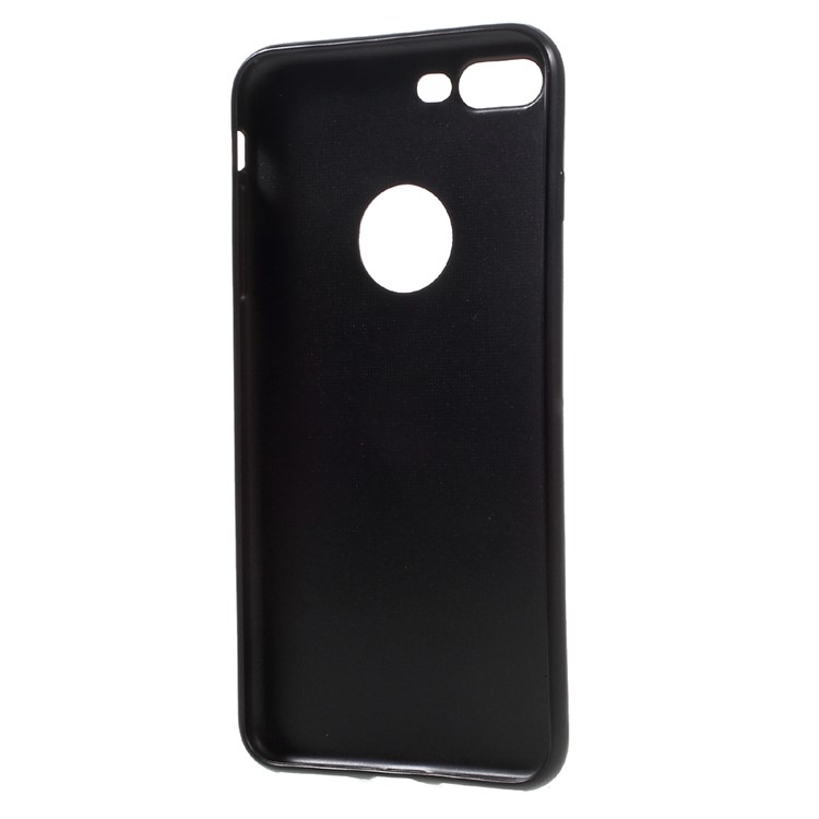Fresh Color Thin Soft TPU Case Cover for iPhone 7 Plus 5.5 inch - Black-5