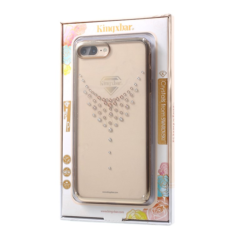 KINGXBAR Diamond Decorated Hard Case for iPhone 7 Plus - Dew of Starry Sky-8
