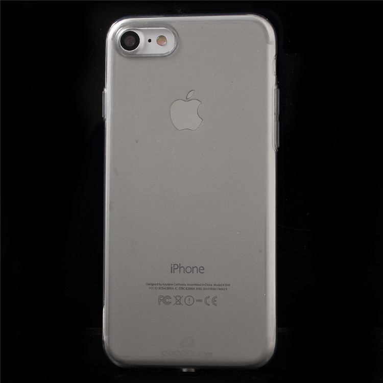 POPPHONE Domy Series Ultrathin TPU Case for iPhone 7 4.7 - Black-2