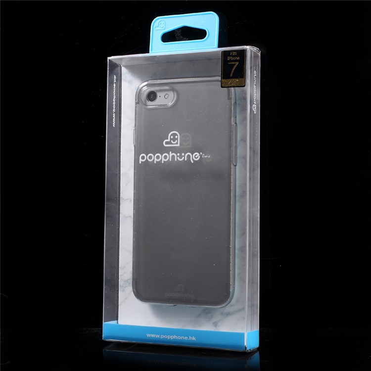 POPPHONE Domy Series Ultrathin TPU Case for iPhone 7 4.7 - Black-7