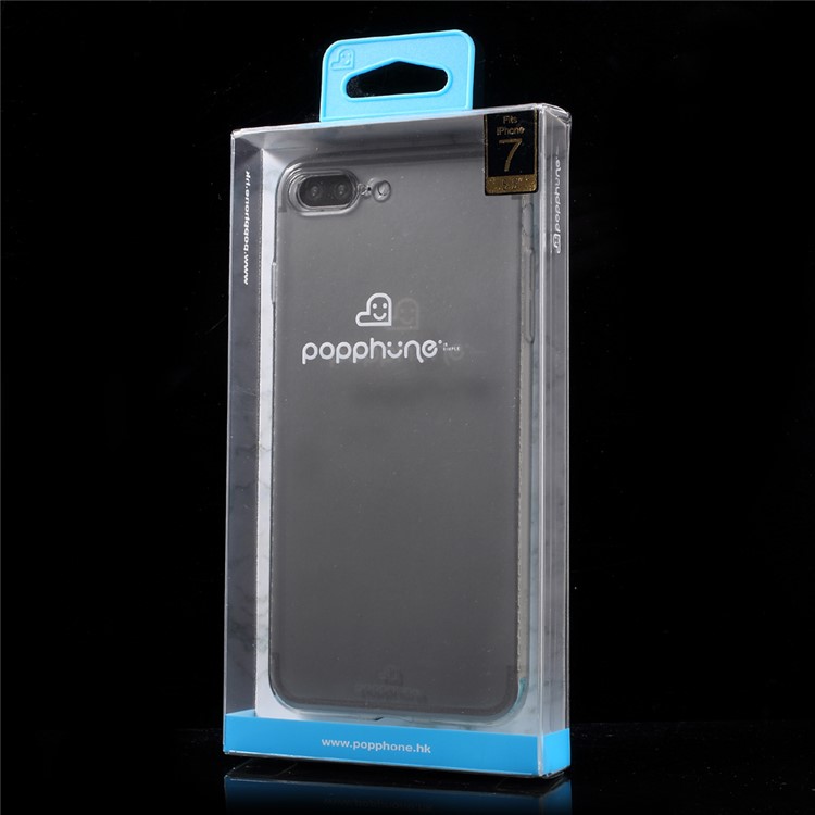 POPPHONE Domy Series Ultrathin Gel TPU Case for iPhone 7 Plus 5.5 - Black-7