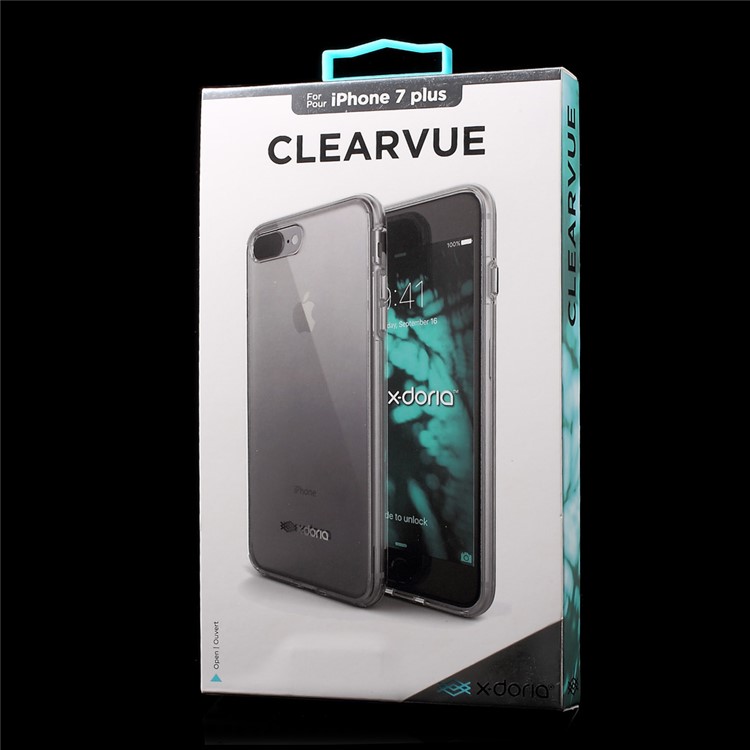 X-DORIA ClearVue Series for iPhone 7 Plus PC+ TPU Hybrid Cover - Transparent-8