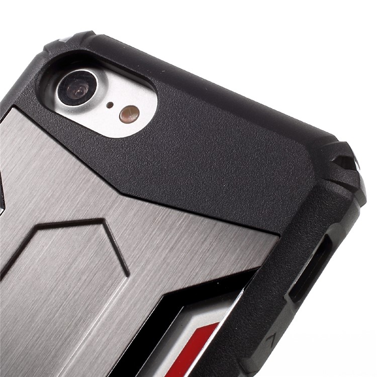 X-DORIA Defense Gear TPU PC Alloy Hybrid Case for iPhone 7 - Black-3