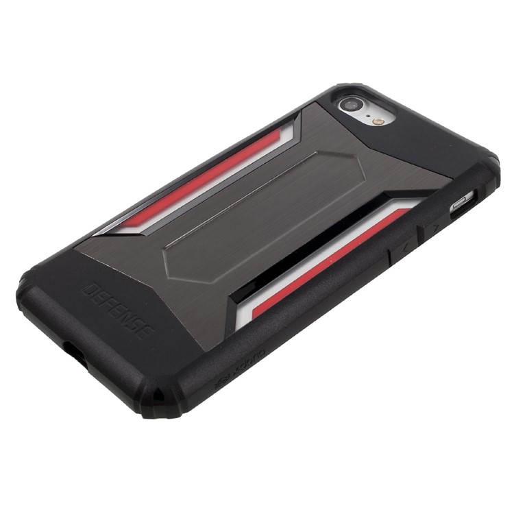 X-DORIA Defense Gear TPU PC Alloy Hybrid Case for iPhone 7 - Black-6