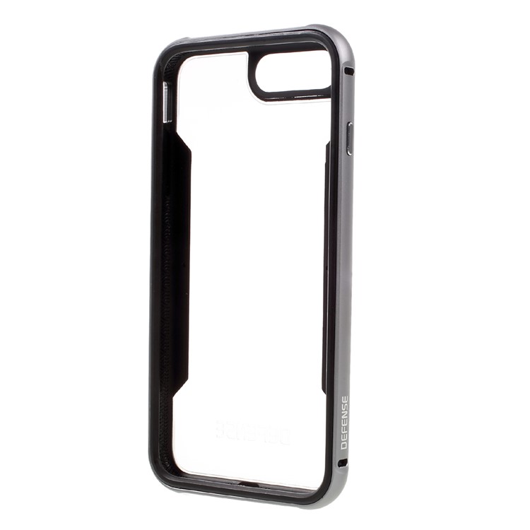 X-DORIA Defense Shield Case for iPhone 7 Plus TPU + PC + Aluminum Plated Hybrid Cover - Black-5