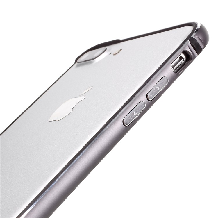 X-DORIA Defense Edge Bumper Case for iPhone 7 Plus Plating Aluminum Alloy Cover - Grey-4