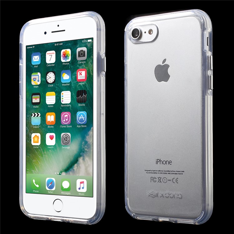 X-DORIA ClearVue Series Hybrid PC+ TPU Phone Case for iPhone 7 - Transparent-1