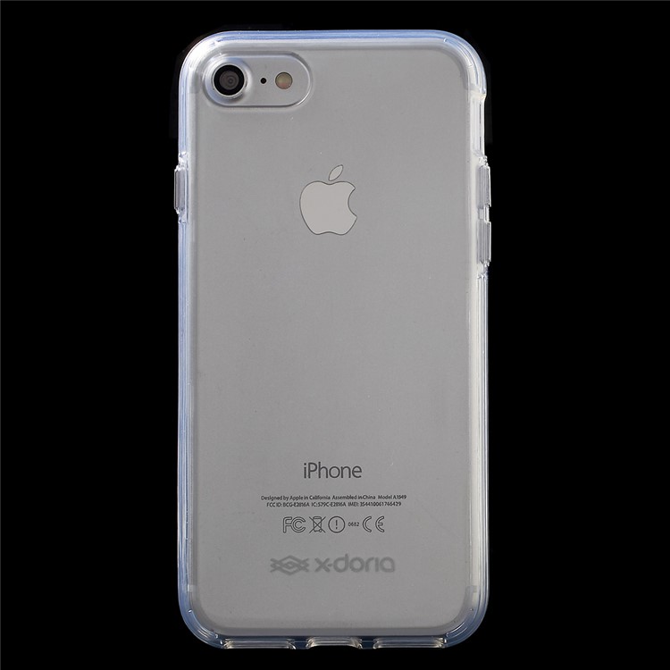 X-DORIA ClearVue Series Hybrid PC+ TPU Phone Case for iPhone 7 - Transparent-2
