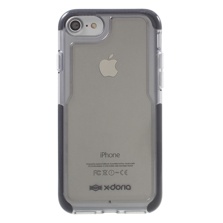X-DORIA Impact Pro Hybrid Case for iPhone 7 PC + TPU Phone Cover - Black-2
