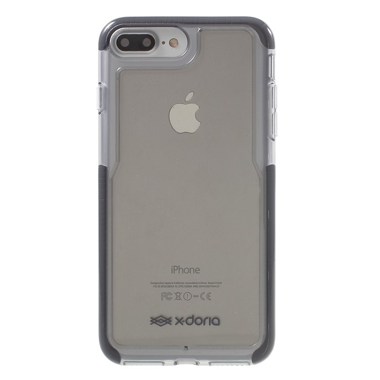 X-DORIA Impact Pro Hybrid Case for iPhone 7 Plus PC + TPU Phone Cover - Black-2