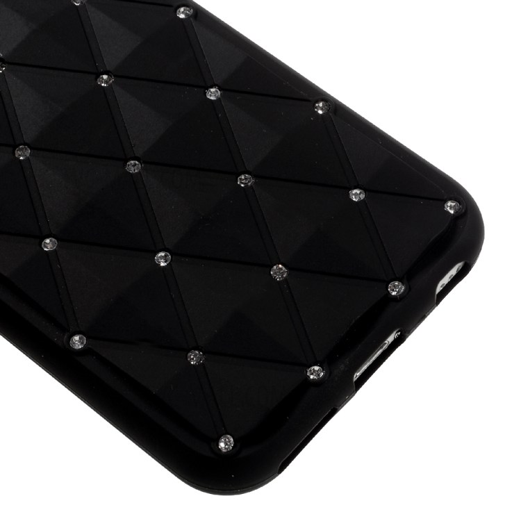Starry Sky Rhinestone Rhombus Silicone Case for iPhone 7 4.7 inch - Black-4
