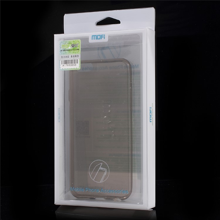 MOFI Thin TPU Soft Back Case for iPhone 6S 6 - Transparent Black-7