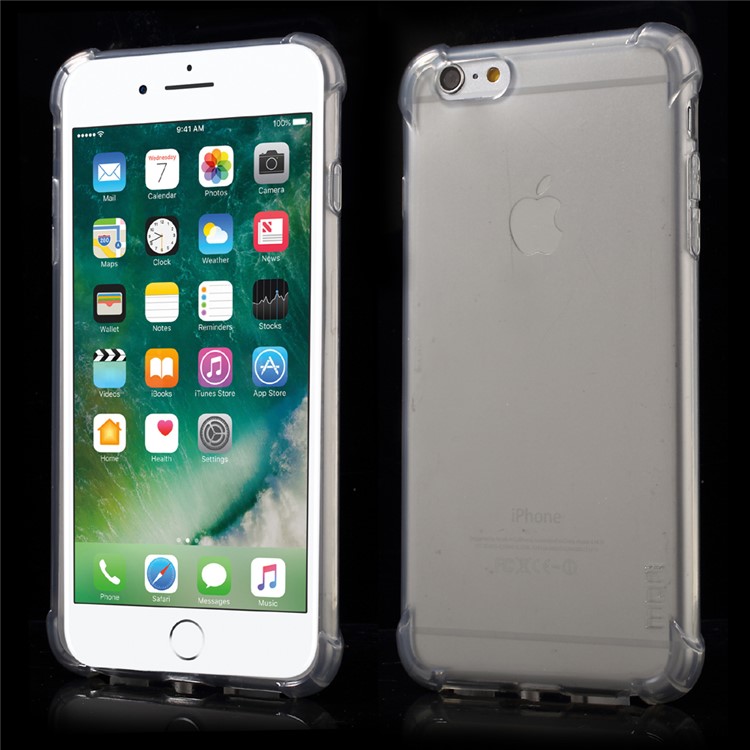 MOFI Drop-proof TPU Back Case for iPhone 6s Plus / 6 Plus - Transparent Black-1