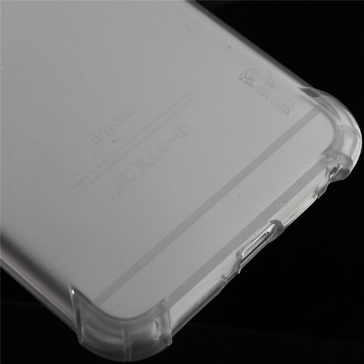 MOFI Drop-proof TPU Back Case for iPhone 6s Plus / 6 Plus - Transparent Black-4