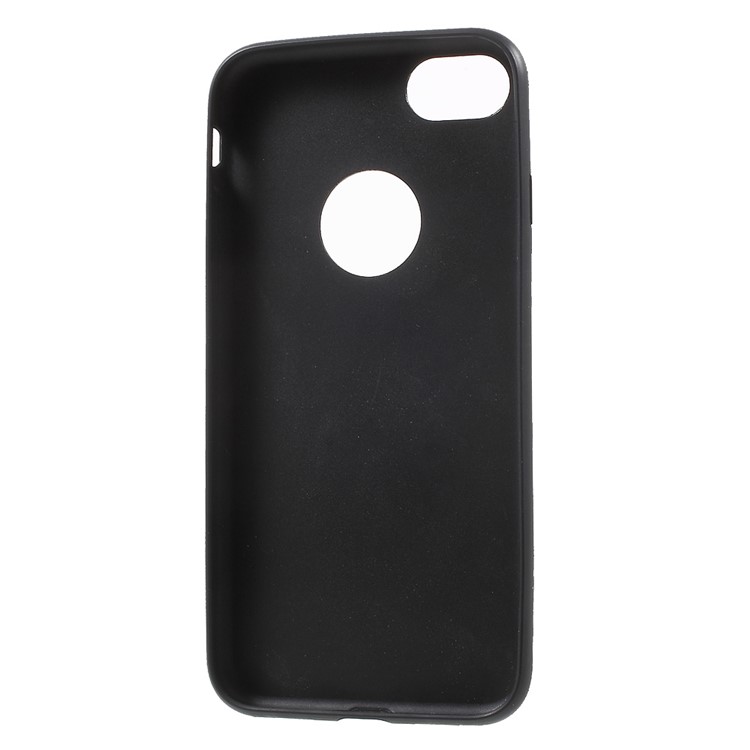 POPPHONE Plating TPU Case for iPhone 7 4.7 Inch - Black-3