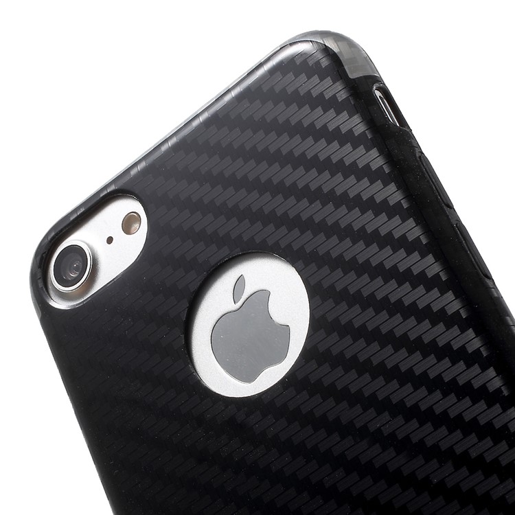 POPPHONE Plating TPU Case for iPhone 7 4.7 Inch - Black-5