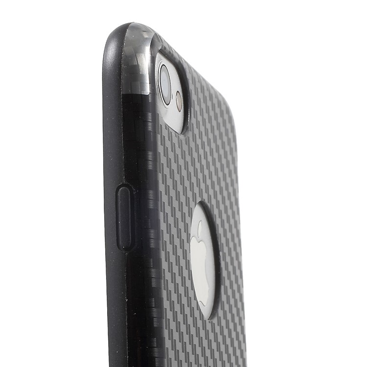 POPPHONE Plating TPU Case for iPhone 7 4.7 Inch - Black-6