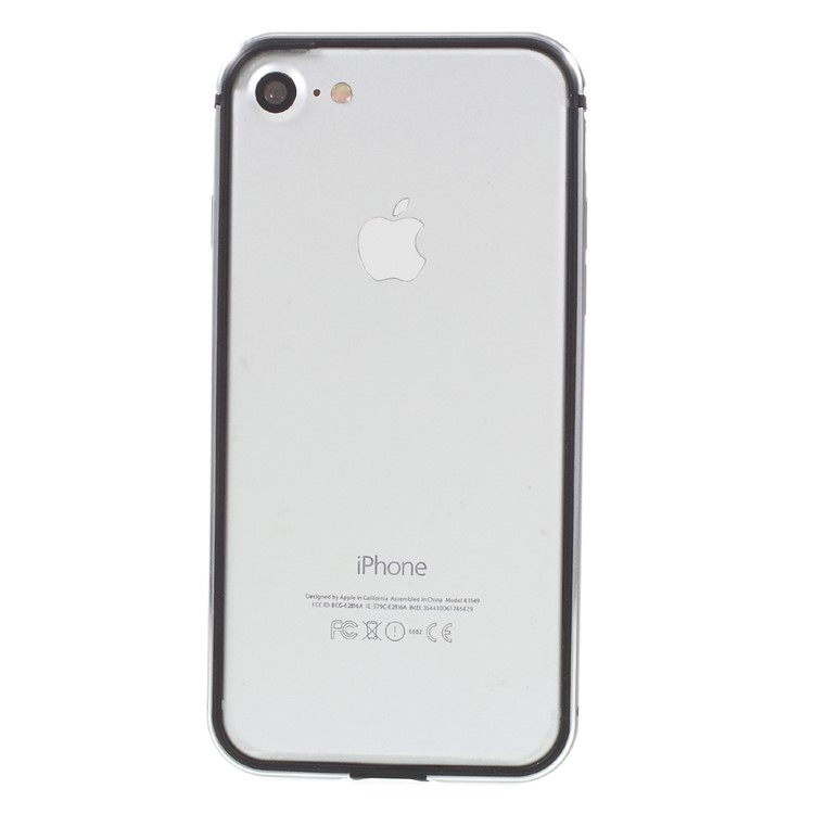 POPPHONE Austin Series Case for iPhone 7 Aluminum Alloy Bumper Cover - Iron Gray-2