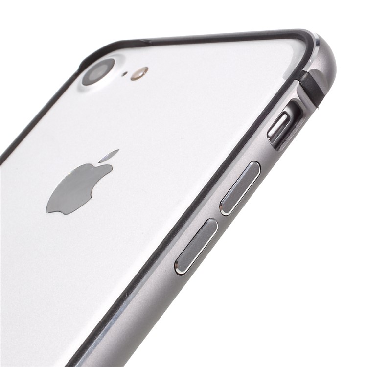POPPHONE Austin Series Case for iPhone 7 Aluminum Alloy Bumper Cover - Iron Gray-4