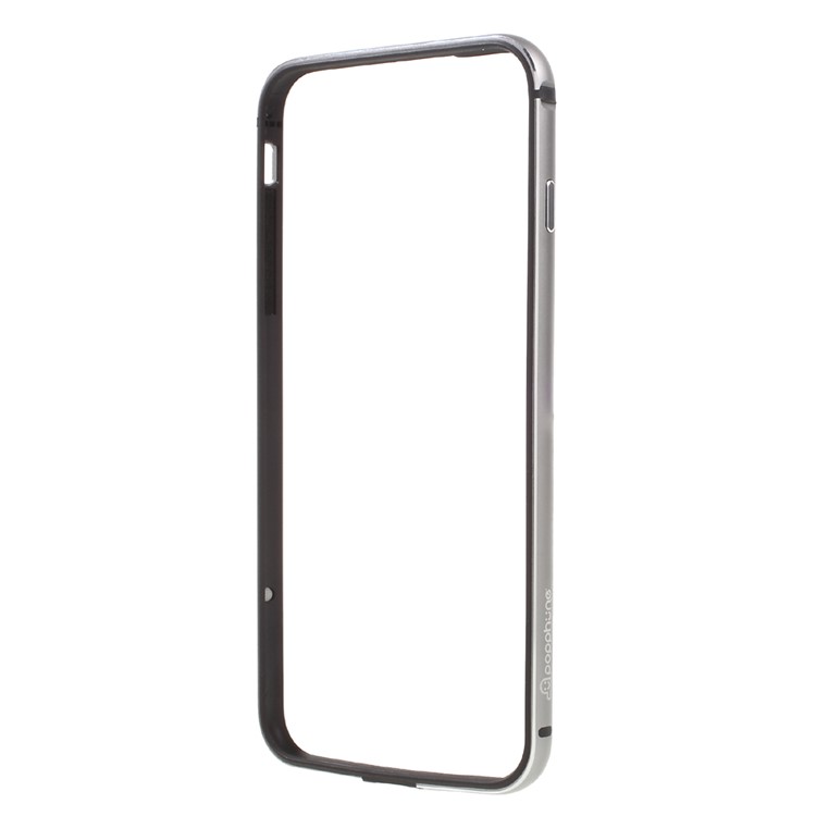 POPPHONE Austin Series for iPhone 7 Plus TPE + Aluminum Plating Bumper - Black-6