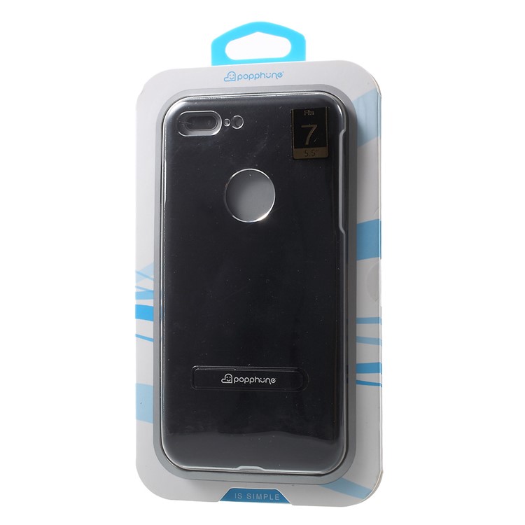 POPPHONE Auston Hybrid Metal + TPU + PC Case for iPhone 7 Plus 5.5 - Black-10