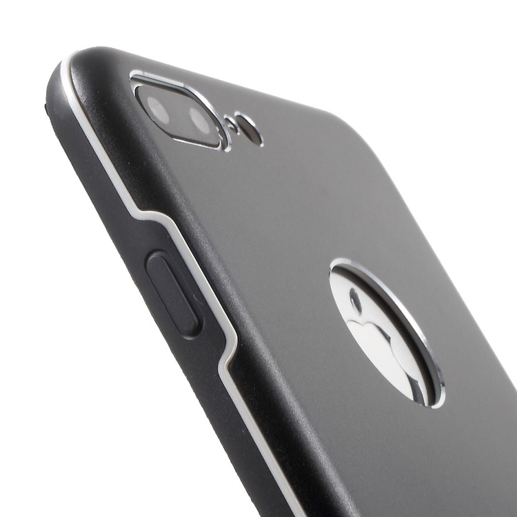 POPPHONE Auston Hybrid Metal + TPU + PC Case for iPhone 7 Plus 5.5 - Black-8