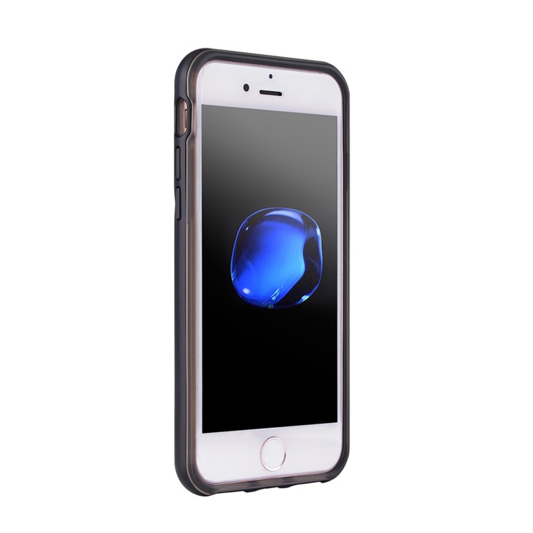 G-CASE Honeycomb PC + TPU Hybrid Back Case for iPhone 7 Plus with Kickstand - Black-6