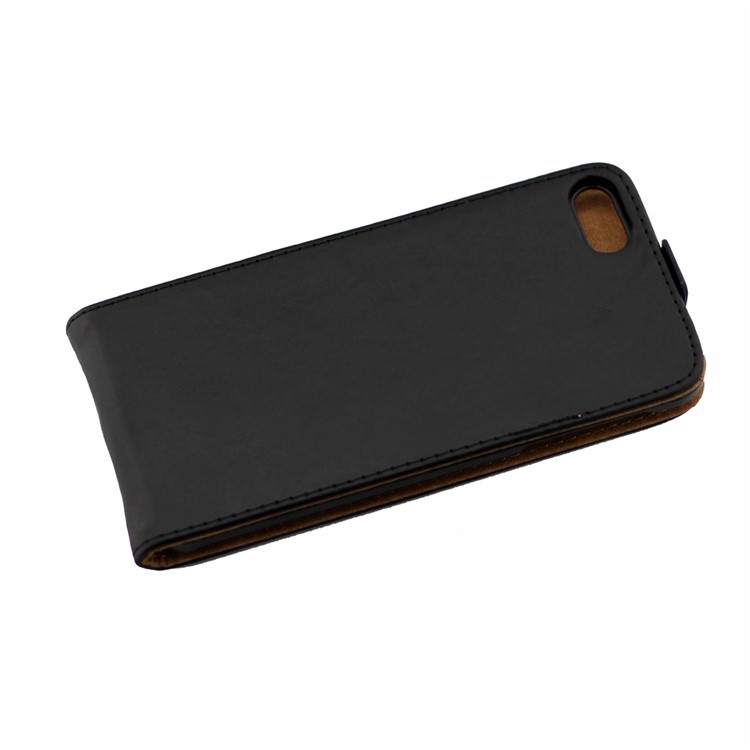 Up-down Vertical Flip Leather Case for iPhone 7 4.7 inch - Black-6