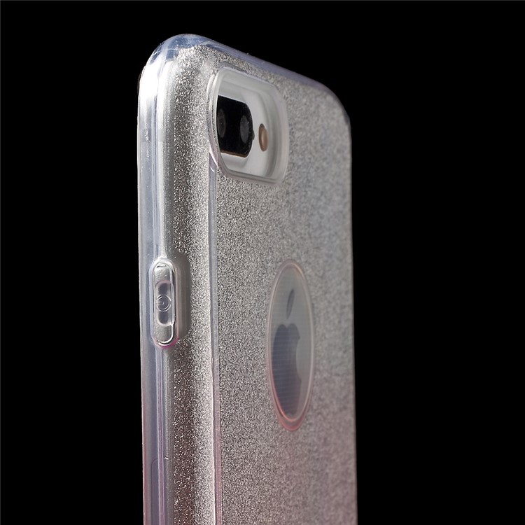 G-CASE 3-in-1 Glittery Piece PC Case Gradient Color TPU Case for iPhone 7 Plus with Kickstand - Pink-8