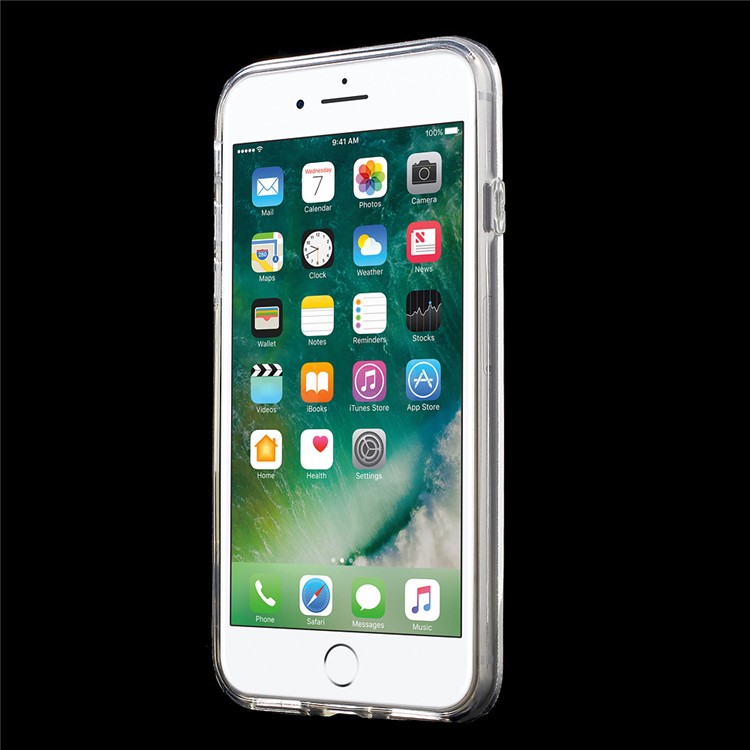 G-CASE Glittery 3-In-1 Kickstand TPU + PC Case for iPhone 7 4.7 Inch - Silver-2