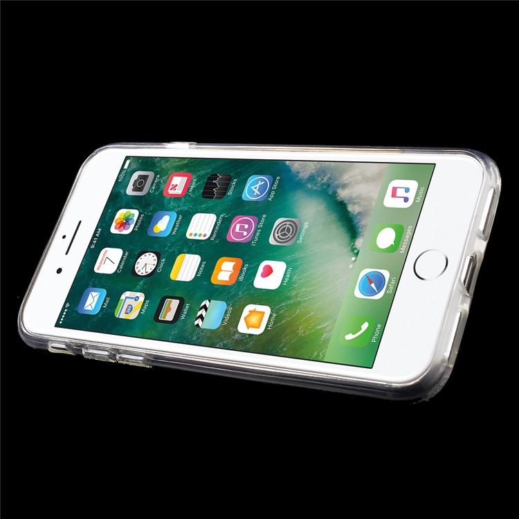 G-CASE Glittery 3-In-1 Kickstand TPU + PC Case for iPhone 7 4.7 Inch - Silver-4