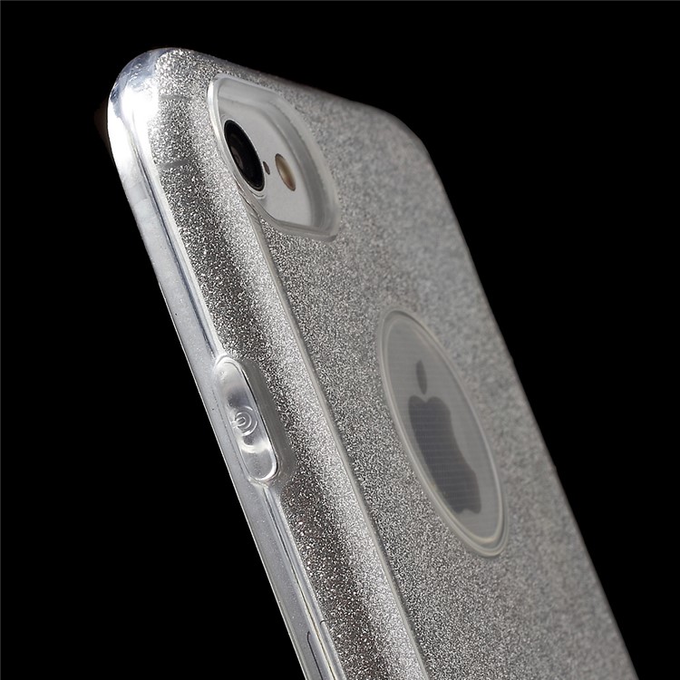 G-CASE Glittery 3-In-1 Kickstand TPU + PC Case for iPhone 7 4.7 Inch - Silver-8