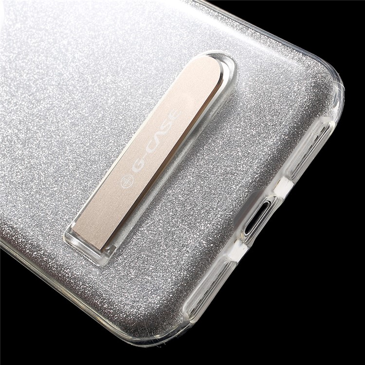 G-CASE Glittery 3-In-1 Kickstand TPU + PC Case for iPhone 7 4.7 Inch - Silver-9