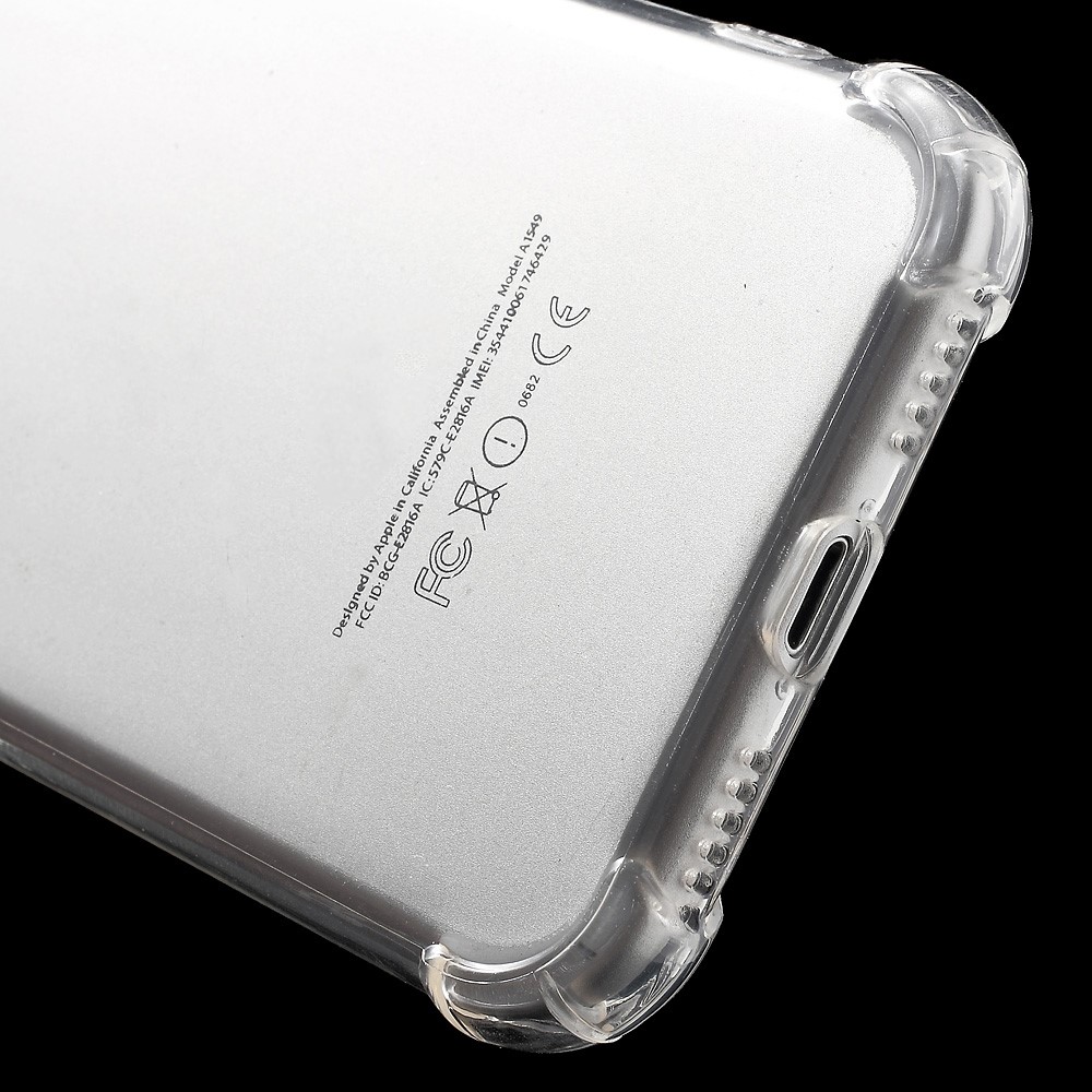 Clear Drop-proof TPU Back Case Cover for iPhone SE 2nd Gen (2020)/8/7 4.7 Inch - Transparent-3