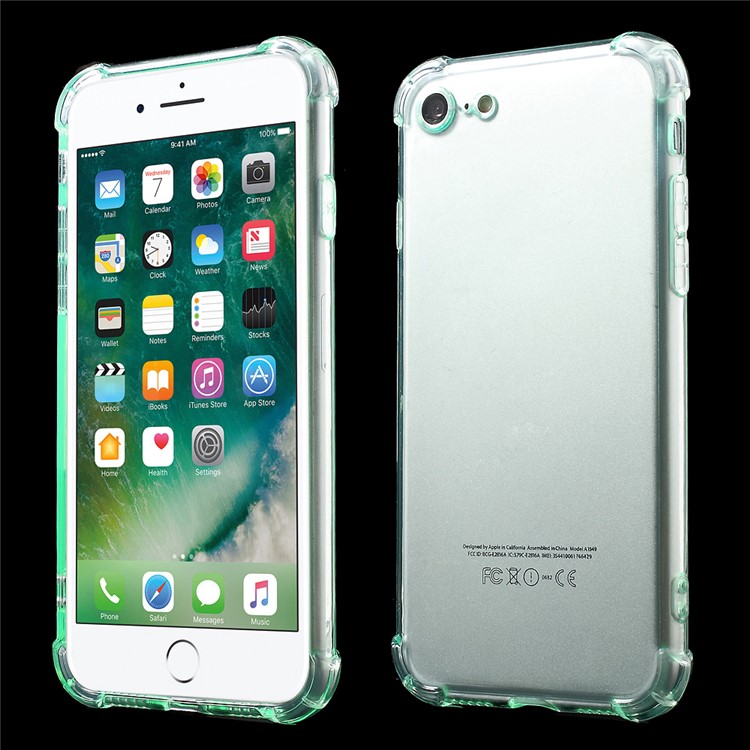 

Прозрачная Крышка TPU Для Iphone 8 / Iphone 7 4.7 Inch - Зеленый, iPhone 8 4.7 inch