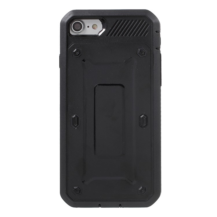 PC TPU Combo Shockproof Drop-proof Dust-proof Case for iPhone 7 4.7 - Black-2