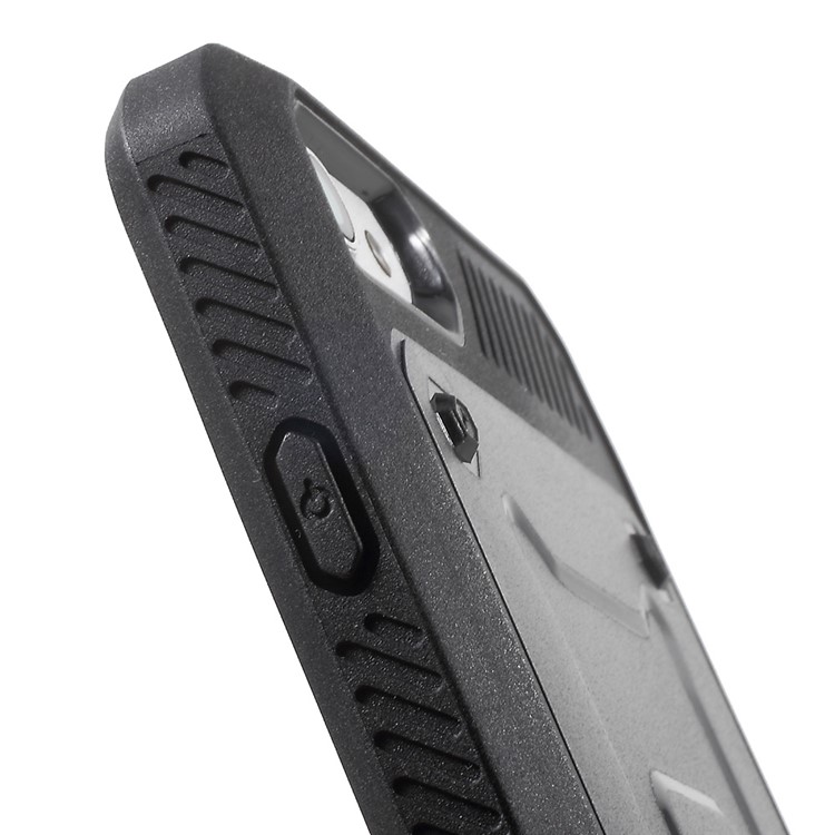 PC TPU Combo Shockproof Drop-proof Dust-proof Case for iPhone 7 4.7 - Black-7
