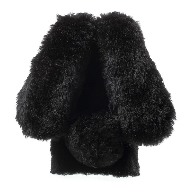 Rabbit Bunny Warm Furry Fur TPU Case for iPhone 6s 6 4.7 inch - Black-4