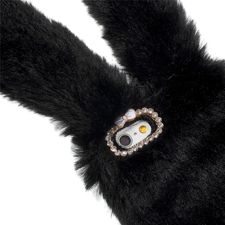 Rabbit Bunny Warm Furry Fur TPU Case for iPhone 6s 6 4.7 inch - Black-6
